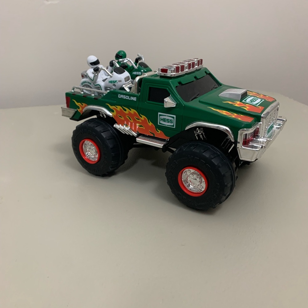 Green Monster Truck with Figures